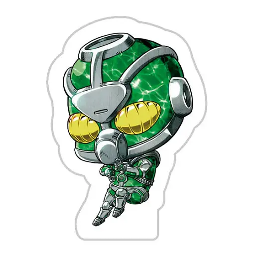 Акриловая фигурка Невероятные приключения ДжоДжо Хирофант Грин JoJo's Bizarre Adventure Hierophant Green 6 см