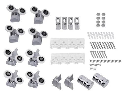 Набор Lidz Душевая кабина Latwa SC80x80.SAT.LOW.FR, полукруглая, стекло Frost 4 мм + Душевой поддон Kapielka ST80x80x15 - фото 7