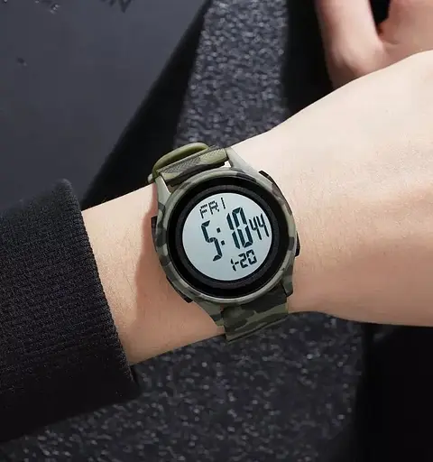 Наручний годинник чоловічий Skmei 1893 Green Camo, 1893CMGN (18472) - фото 6