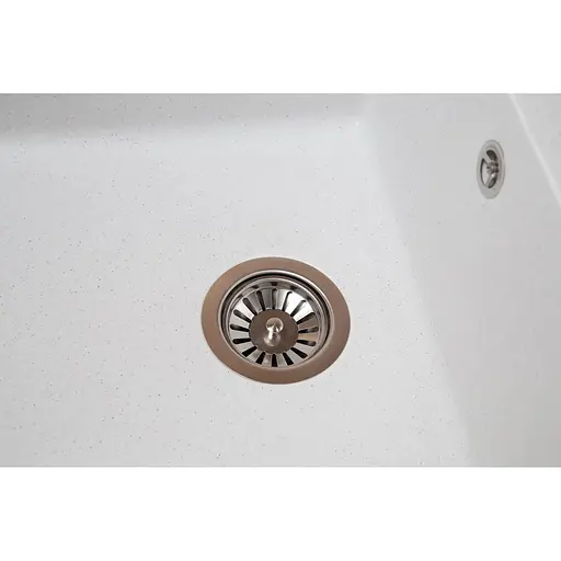 Кухонна мийка Romzha Patrat 78 Biela (101) - фото 4