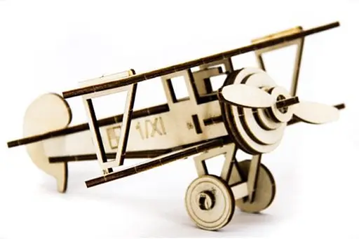 Дерев'яний конструктор Літак Ньєпорт 30 деталей - фото 4
