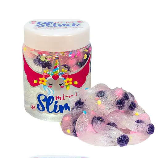 Слайм Mi-mi Slimi із помпонами, 250 г, 71815 (В асортименті) - фото 2