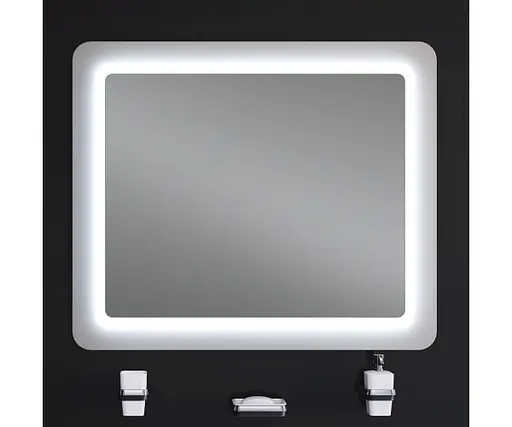 Дзеркало Sanwerk Ультра "Космо" 118x83 біле (ZU0000143) - фото 5