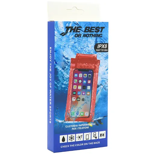 Водонепроникний універсальний чохол Epik 6.5 Червоний - фото 3