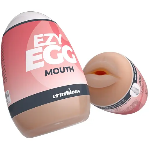 Інтимний мастурбатор Crushious Ezy Egg Oral 8.7 х 5.6 см - фото 1