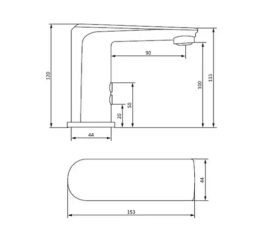 Змішувач для раковини DAMIXA Origin Evo 2 (780290300) - фото 4