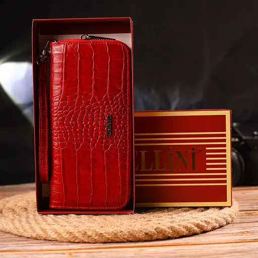 Женский кожаный кошелек Canpellini 19х9.5х2.5 см acs0025129 - фото 8