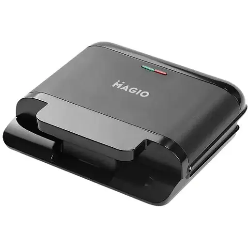 Сэндвичница-гриль Magio MG-378 с антипригарным покрытием черная 750 Вт - фото 1