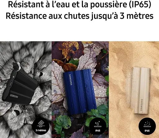 Портативный SSD Samsung 1 ТБ USB 3.2 Gen 2 Type-C T7 Shield - фото 10