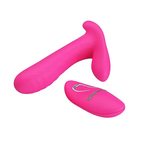 Вібратор Pretty Love Remote Control 10 см рожевий - фото 4