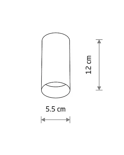 Точковий світильник Nowodvorski 10783 Mono S GU10 1x10W IP20 шоколадний - фото 7