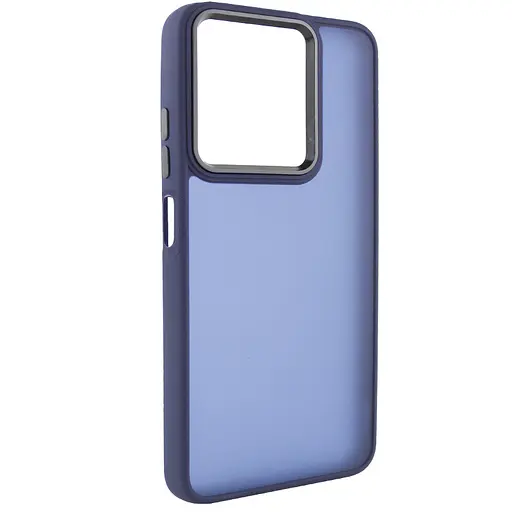 Чохол TPU+PC Lyon Frosted для Infinix Hot 40i / Spark Go 2024 / Spark 20 Navy Blue