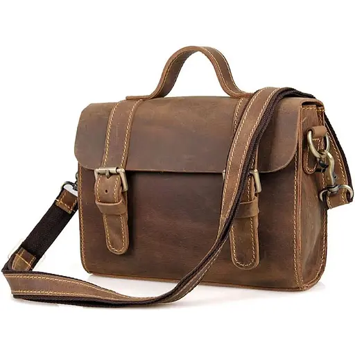 Міні сумка портфель через плече John McDee 24х18х7.5 см sum0028364 - фото 1