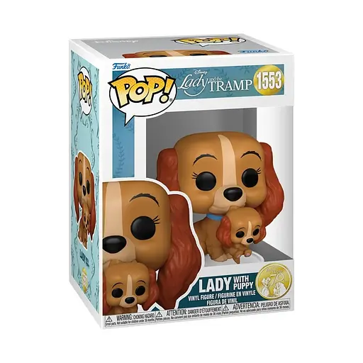 Фигурка Фанко Поп Дисней Funko Pop Disney Lady and the Tramp Леди и Бродяга 10 см FP D LatT 1553 - фото 3