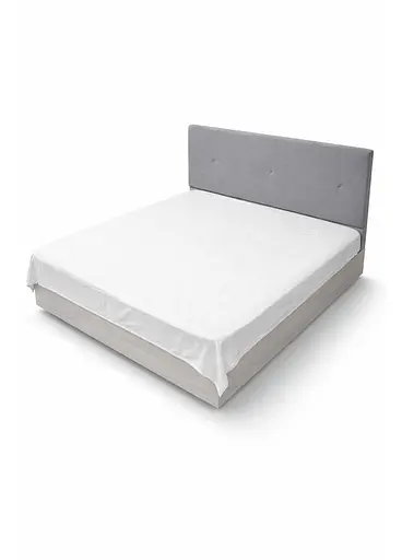 Покривало - простирадло Cotton біле євро 200х220 см махрове TC303376116 - фото 1