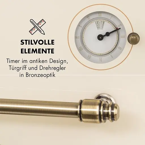 Вбудована духовка Klarstein Victoria Retro 70 л (10032485) - фото 5