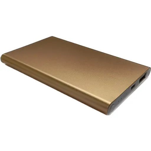 УМБ Power Bank Pineng 9800mAh повербанк зовнішній акумулятор Gold (11245)