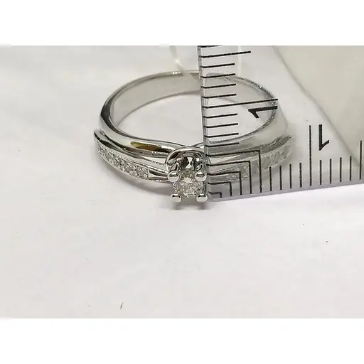 Золоте кільце Гаразд з діамантами. 3022652 16,5 - фото 5