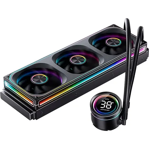 СВО Jonsbo TH-360 Black (Intel LGA 12 В00/115X/17XX/1851; AMD AM4/AM5) (TH-360 Black) - фото 4