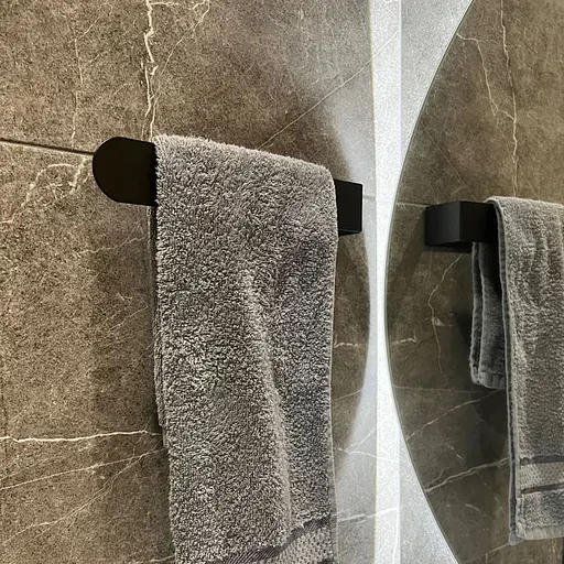 Тримач для рушників Navin 230 мм, чорний матовий 12-228053-3680, Чорний матовий - фото 6