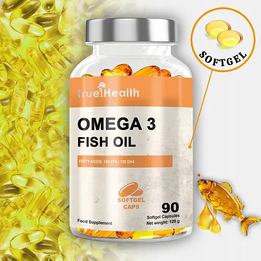 Рыбий жир True Health Omega Fish Oil, 90 капсул - фото 2