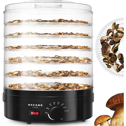 Сушарка дегідратор Mozano Food Dehydrator 500 W Black - фото 3