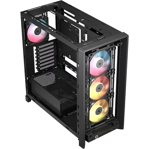 Корпус Corsair FRAME 4000D LCD RS ARGB из закаленного стекла без блока питания, черный (CC-9011326-WW) - фото 10