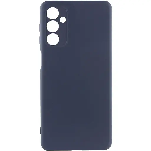 Чохол TPU Getman Liquid Silk Full Camera для Samsung Galaxy A34 5G Синій / Midnight Blue