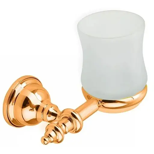 Склянка Stilhaus Elite настінна скляна EL1025 бронза - фото 1