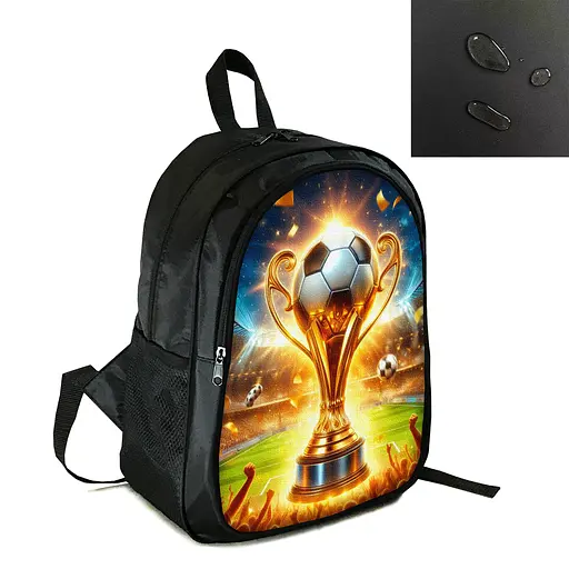 Рюкзак спортивний, шкільний, міський 38×28см з принтом Футбол дитячий, підлітковий для хлопчика футболіста (4282)