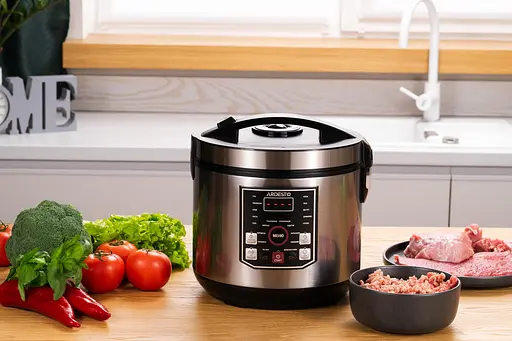 Мультиварка Ardesto MC-P21 860Вт 5л книга рецептів нержавіюча сталь+пластик срібляста - фото 2
