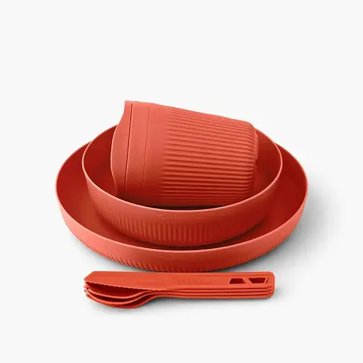 Набор посуды Sea To Summit Passage Dinnerware Sett 1P 7 предметов Spicy Orange (1033-STS ACK037051-120820) - фото 3