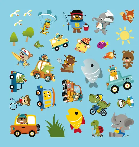 Розмальовки, аплікації, завдання. Пікнік. Грайся та відпочивай. 40 наліпок - фото 4