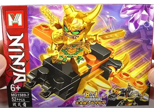 Конструктор Ниндзя герой, MG1589, подвижные конечности, 44 детали, (В ассортименте) - фото 7