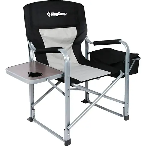 Складаний стілець KingCamp Director Chair Black/Medium Grey (2248.65.52) [146481]