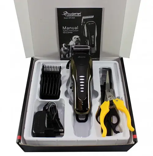 Універсальна машинка для стрижки тварин (собак) Gemei Gm-6063 - фото 4