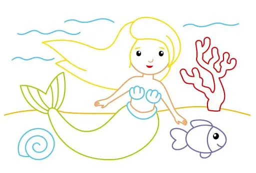 Розмальовка з підказкою. Чарівні казки - фото 5