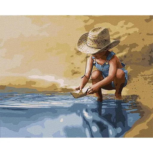 Картина за номерами "У дитинстві"©sergii.shchepin Ideyka KHO4949 40х50 см