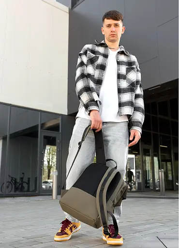 Чоловічий рюкзак Sambag Aura хакі 39 х 29 х 13 см (24551119m) - фото 5