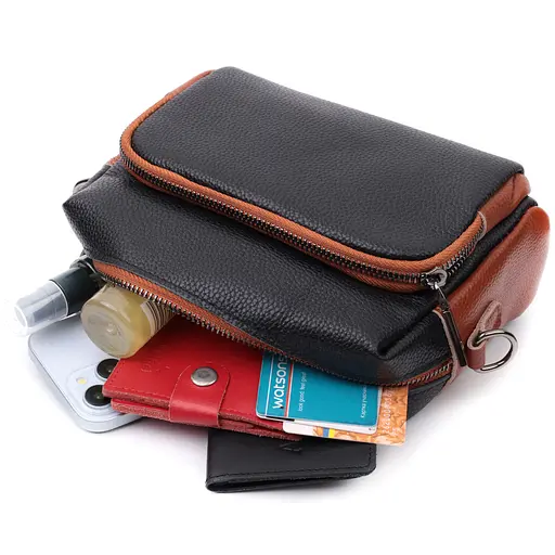 Кожаная женская сумка Vintage 22х15х9 см sum0026542 - фото 10