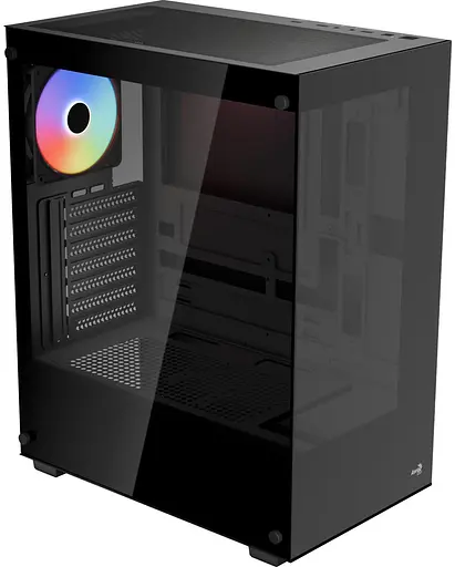 Корпус Aerocool Pivot-G-BK-v1 Black без БП (ACCM-ES08013.11) - фото 1