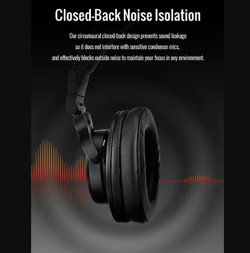 Наушники мониторные студийные Takstar PRO-70 Hi-Res Black - фото 9