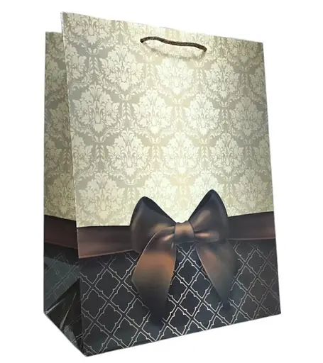 Подарочный пакет, 150 г/м², Классический, 29.5x40x20 см, 6 шт. в упаковке