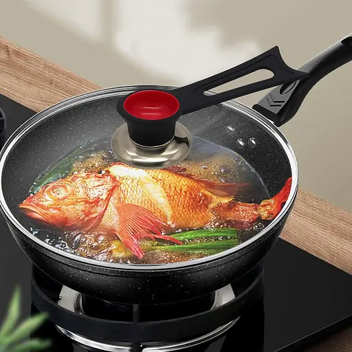 Ручка підставка для кришки каструлі сковороди 15.5 см, Kitchen Master Червоний 87312 - фото 3