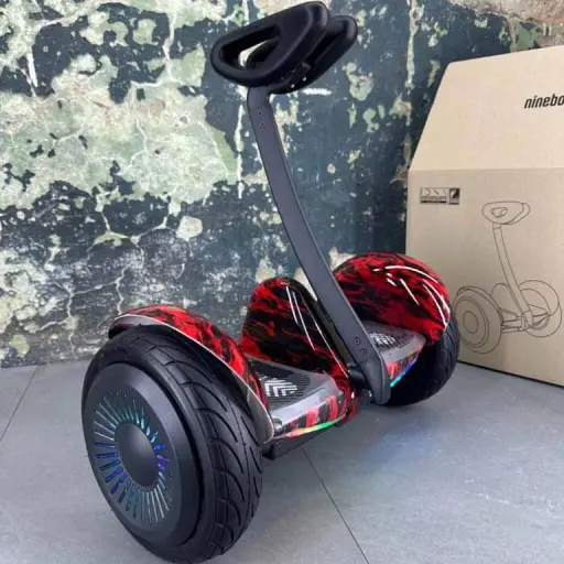 Гироскутер Ninebot Mini С Ручкой Красное пламя - фото 2