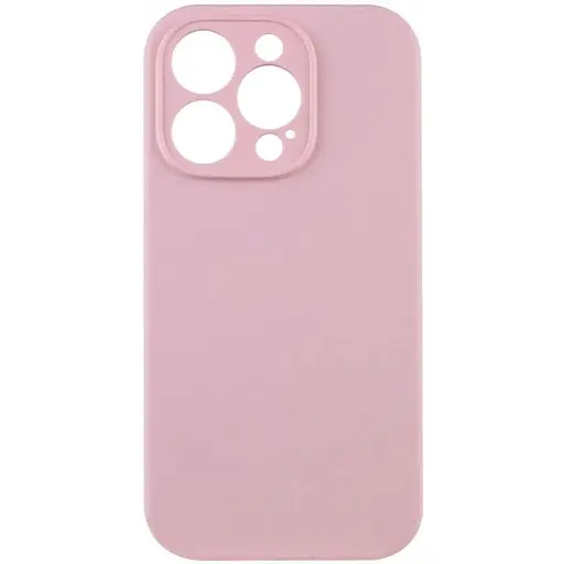 Чехол Silicone Case с защитой камеры Full Apple iPhone 13 Pro Chalk Pink
