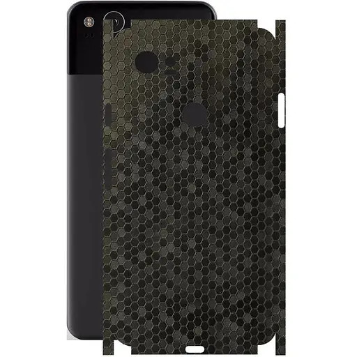 Захисна плівка StatusSKIN для Google Pixel 2 XL Корпус Вініл Соти чорні - фото 1