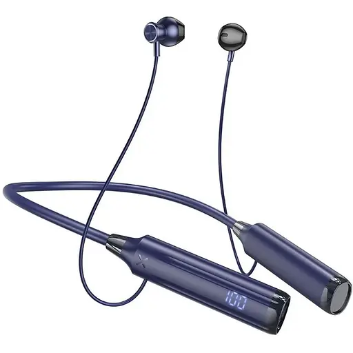 Наушники беспроводные вкладыши Borofone BE64 синие