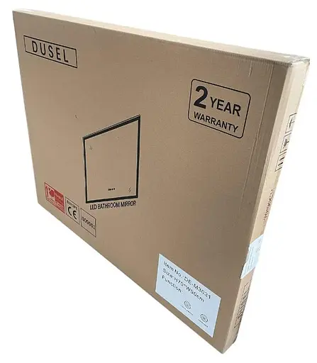Дзеркало Dusel Led DE-M3001 80x65 см, Білий - фото 3