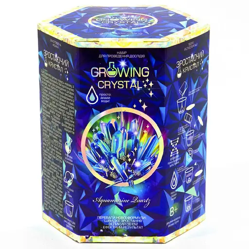 Набір для дослідів Growing Crystal (українською), Danko Toys - фото 6